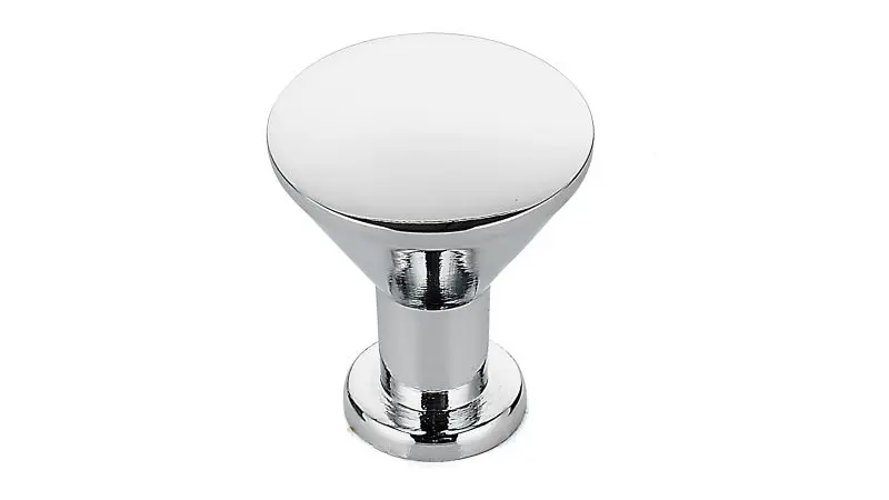 Richelieu Sunalta Gatherion 7/8-inch (22 mm) Chrome Modern Round Cabinet Knob, BP842140