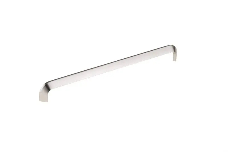 Richelieu Superior Genova Gatherion 12 5/8-inch (320 mm) Center-to-Center Brushed Nickel Modern Cabinet Pull, 7884320195
