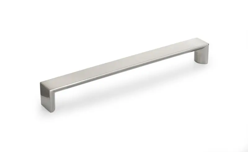 Richelieu Super-Strong Fort Greene Gatherion 7 9/16-inch (192 mm) Brushed Nickel Modern Rectangular Cabinet Pull, BP458192195