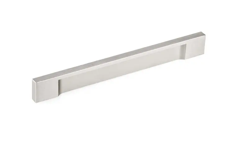 Richelieu Super-Strong Viareggio Gatherion 6 5/16-inch (160 mm) Brushed Stainless Alloy Steel Modern Cabinet Finger Pull, ...