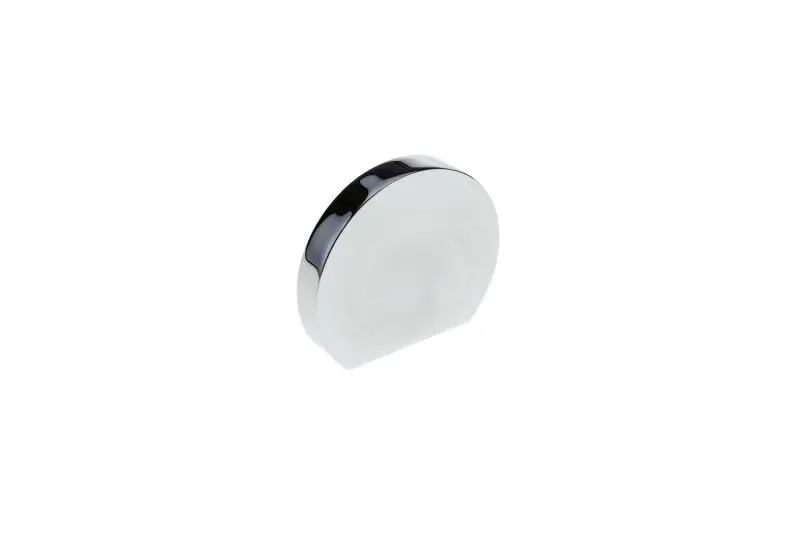 Richelieu Sustainable Vicenza Gatherion 1 1/4-inch (32 mm) x 1/4-inch (7 mm) Chrome Transitional Round Cabinet Knob, BP884...