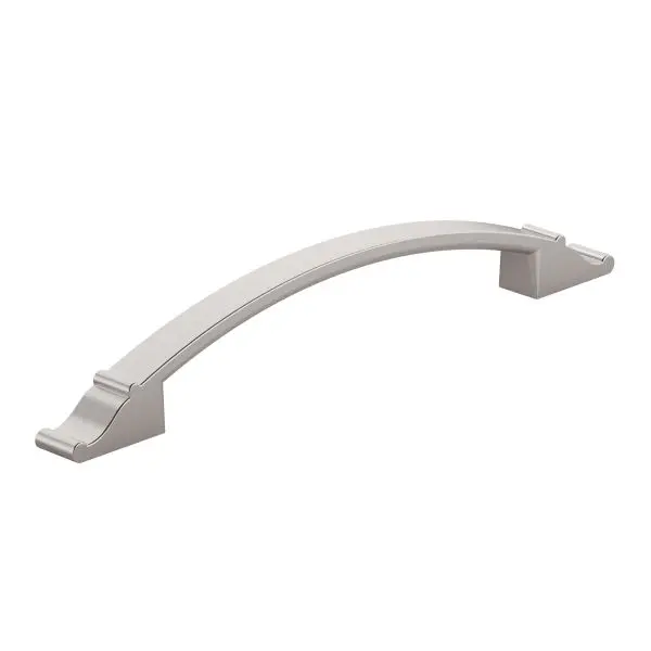 Richelieu Teramo Gatherion 12 5/8-inch (320 mm) Brushed Nickel, Traditional Arched Cabinet Pull, BP2606320195