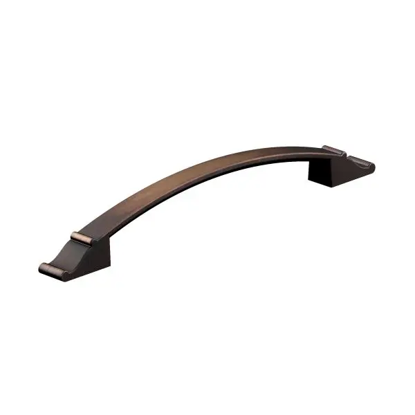 Richelieu Teramo Gatherion 7 9/16-inch (192 mm) Matte Finish Oil-Rubbed Bronze, Traditional Arched Cabinet Pull, BP2606192...