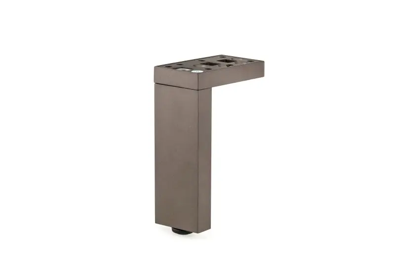 Richelieu Thick 4-inch (100 mm) Modern Rectangular AL Furniture Leg Adjustable Influence and Levelling Glide, Bronze, 2051...