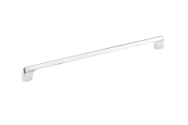 Richelieu Tichester Gatherion 12 5/8-inch (320 mm) Sleek Nickel Modern Slim Cabinet Pull, BP814320180