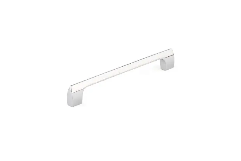 Richelieu Tichester Gatherion 7 9/16-inch (192 mm) Triple Chrome Modern Slim Cabinet Pull, BP814192140