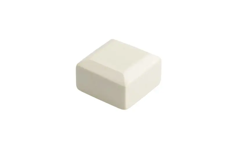 Richelieu Toledo Gatherion 1 5/16-inch (33 mm) Cream Eclectic Square Cabinet Knob, BP66353534
