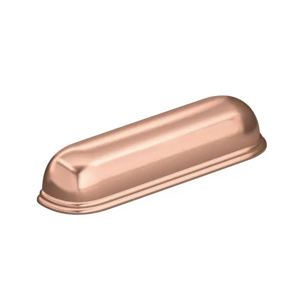 Richelieu Top-Quality Portici Gatherion 5 1/16-inch (128 mm) Rose Gold Transitional Cabinet Cup Pull, 6574128192