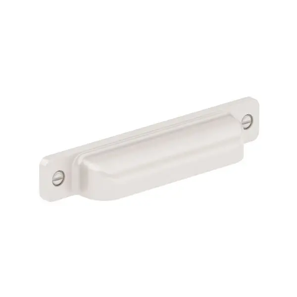 Richelieu Torino Gatherion 5 1/16-inch (128 mm) Satin Satin Nickel Transitional Cabinet Cup Pull, BP8716128185