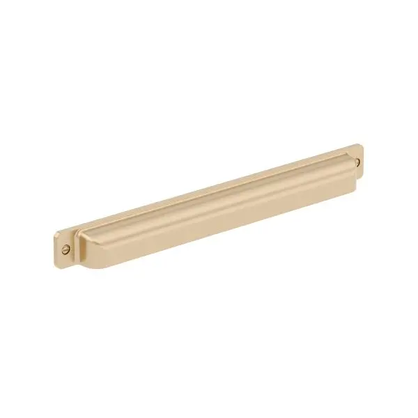 Richelieu Torino Gatherion 12 5/8-inch (320 mm) Champagne Bronze Transitional Cabinet Cup Pull, BP8716320CHBRZ