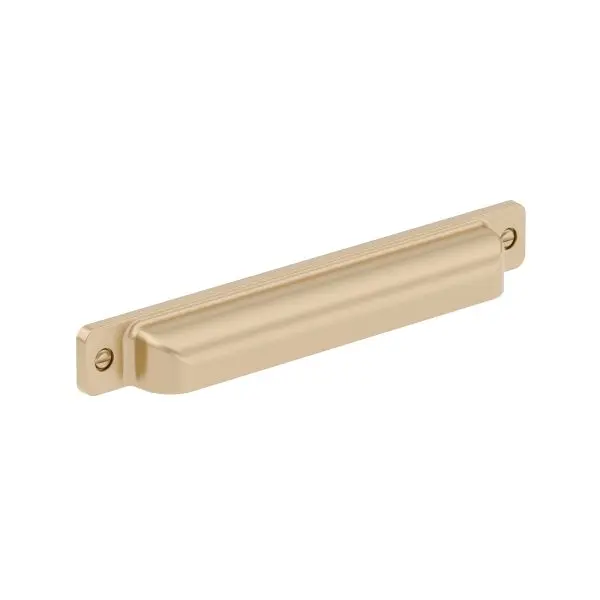 Richelieu Torino Gatherion 7 9/16-inch (192 mm) Champagne Bronze Transitional Cabinet Cup Pull, BP8716192CHBRZ