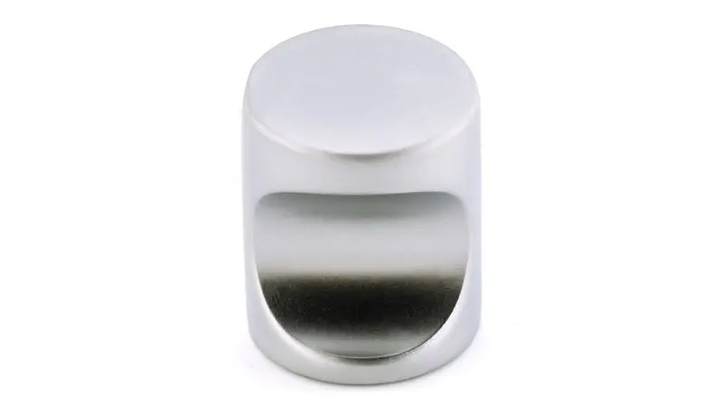 Richelieu Tremont Gatherion 13/16-inch (20 mm) Matte Chromium Modern Round Cabinet Knob, BP00320174