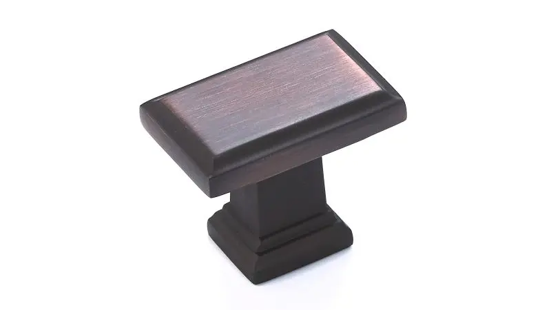 Richelieu User-Friendly Mirabel Gatherion 1 1/2-inch (38 mm) x 15/16-inch (24 mm) Brushed Oil-Rubbed Bronze Transitional B...
