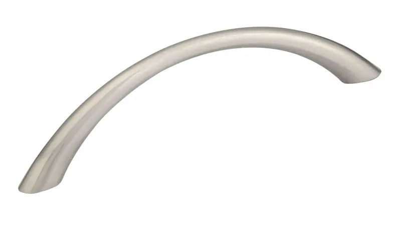 Richelieu Utopia Gatherion 3 3/4-inch (96 mm) Brushed Electroless Nickel Modern Arched Cabinet Pull, BP3511195