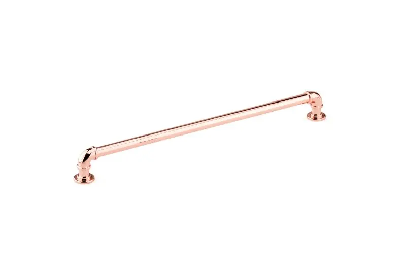 Richelieu UV-Resistant Sgrouppunk Gatherion 12 5/8-inch (320 mm) Sleek Copper Metal Vintage Round Cabinet Pull, BP2209320191