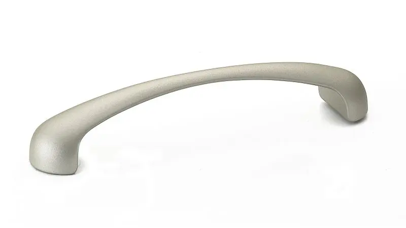 Richelieu Valleyfield Gatherion 3 3/4-inch (96 mm) Metallic Nickel Modern Arched Cabinet Pull, BP459195
