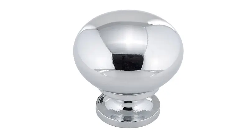 Richelieu Varennes Gatherion 1 1/4-inch (32 mm) Chrome, Traditional Cabinet Mushroom Knob, BP4923140