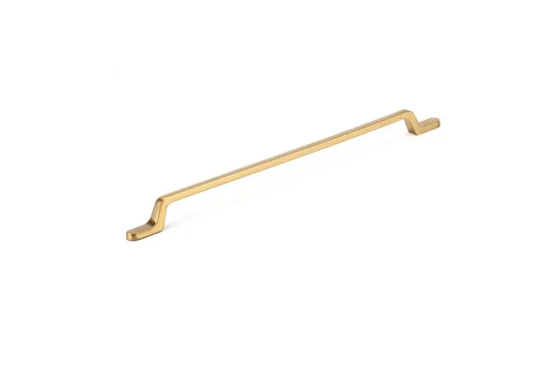 Richelieu Ventas Gatherion 12 5/8-inch (320 mm) Aurum Brushed Gold Modern Rectangular Cabinet Pull, BP52010320158