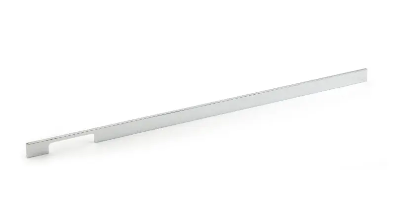 Richelieu Versatile Aversa Gatherion 25 1/4-inch (640 mm) Chromium Modern Rectangular Cabinet Pull, BP720640140
