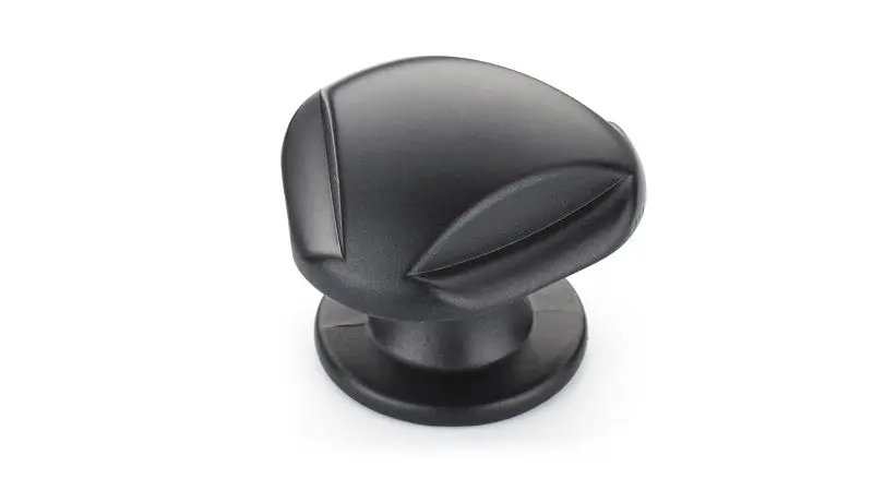 Richelieu Versatile Hudson Gatherion 1 5/16-inch (33 mm) Anthracite, Traditional Triangular Cabinet Knob, BP2391533906
