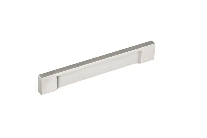 Richelieu Viareggio Gatherion 5 1/16-inch (128 mm) Textured Finish Stainless Mild Steel Modern Cabinet Finger Pull, BP1310...