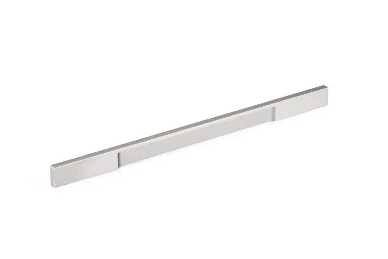 Richelieu Viareggio Gatherion 12 5/8-inch (320 mm) Brushed Stainless Steel Modern Cabinet Finger Pull, BP13101320170