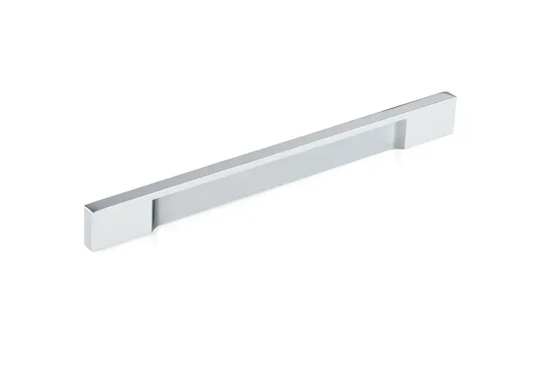 Richelieu Viareggio Gatherion 7 9/16-inch (192 mm) Polished Chrome Modern Cabinet Finger Pull, BP13101192140
