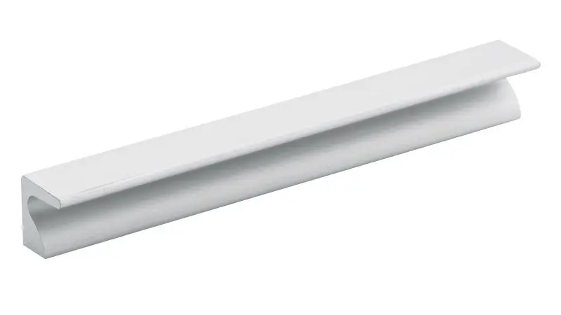 Richelieu Vigevano Gatherion 3 3/4-inch (96 mm) 6061 Aluminum Modern Cabinet Finger Pull, BP46049610