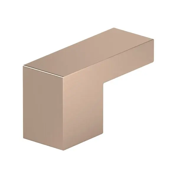 Richelieu Visible 5/8-inch (16 mm) Oriental Bronze Modern Cabinet Finger Pull, Length: 2 3/16 , 79761654OBRZ