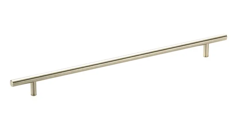 Richelieu Washington Gatherion 13 1/8-inch (333 mm) Textured Finish Electroless Nickel Modern Cabinet Bar Pull, BP305333195