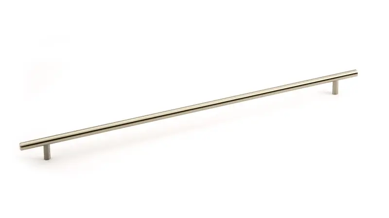 Richelieu Washington Gatherion 19 1/8-inch (486 mm) Brushed Nickel Modern Cabinet Bar Pull, BP305486195