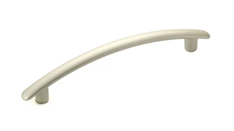 Richelieu Wear-Resistant Mapleton Gatherion 3 3/4-inch (96 mm) Center-to-Center Matte Nickel Modern Arched Cabinet Pull, B...
