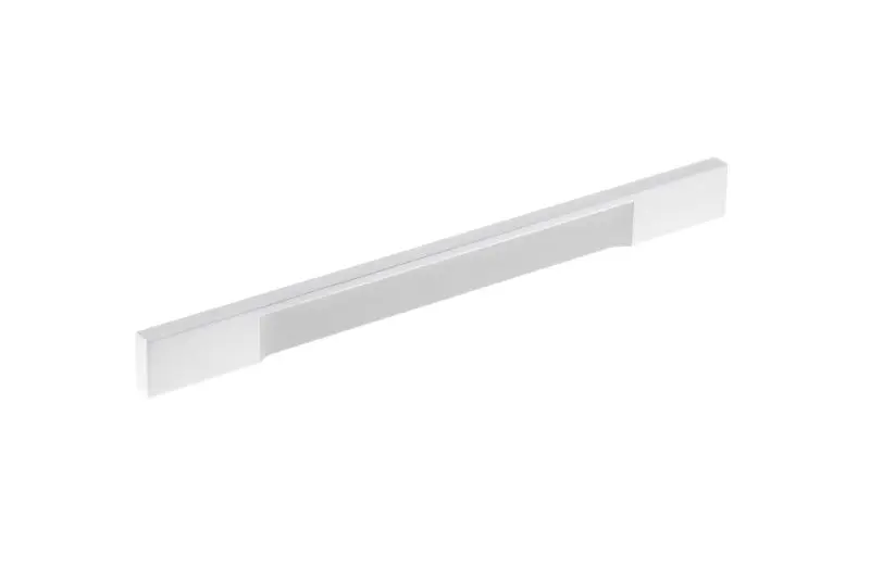 Richelieu Wear-Resistant Viareggio Gatherion 8 13/16-inch (224 mm) White Modern Cabinet Finger Pull, BP1310122430