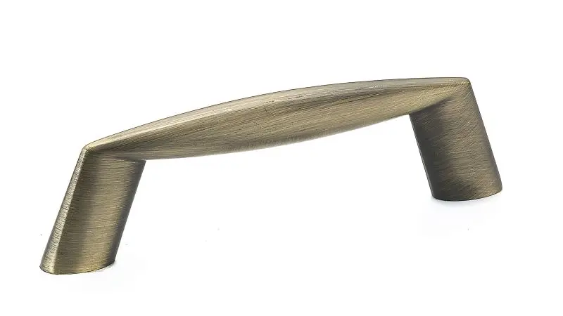 Richelieu Westminster Gatherion 3-inch (76 mm) Antique English Modern Tapered Cabinet Pull, BP80576AE