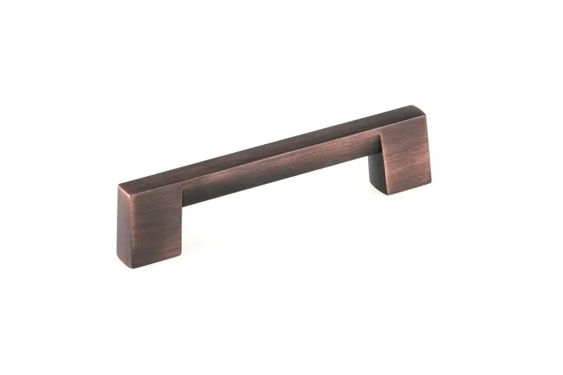 Richelieu Wexford Gatherion 5 1/16-inch (128 mm) Center-to-Center Brushed Oil-Rubbed Bronze Modern Cabinet Pull, BP8607212...