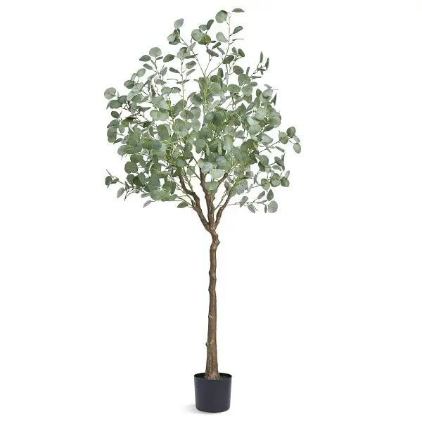VEVOR Artificial Eucalyptus Tree, 6 FT Tall Faux Plant, RZS6FTAS00006C43AV0