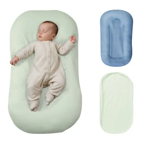 VEVOR Baby Infant Lounger 100% Cotton Soft Newborn Nest Sleeper 2 Covers, YTSYEWYTSYEWZZ6SMV0