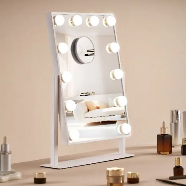 VEVOR Hollywood Vanity Makeup Mirror Lights 5X Magnification 16.1x11.8 , TMHZJFX3041C4B3ULV1