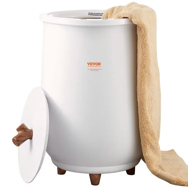 VEVOR Improved Towel Warmer Bucket, 20L Large Towel Warmer Bathroom, MJJRTBS20LZSPPM89V1
