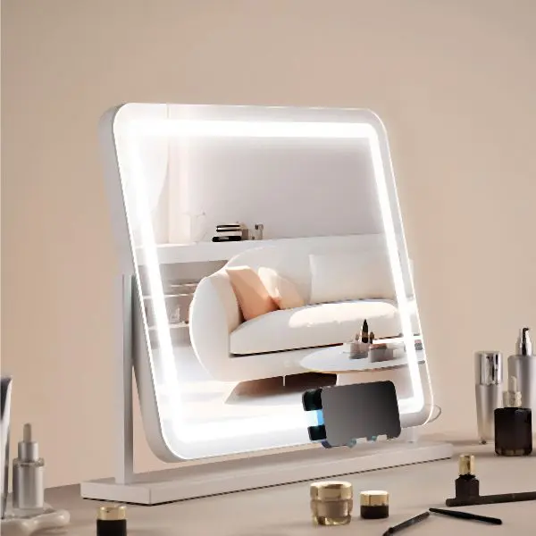 VEVOR Lighted Makeup Mirror 3 Color Vanity USB Port Magnification21.7x17.7 , TMHZJJSFXDD5D0FVKV1