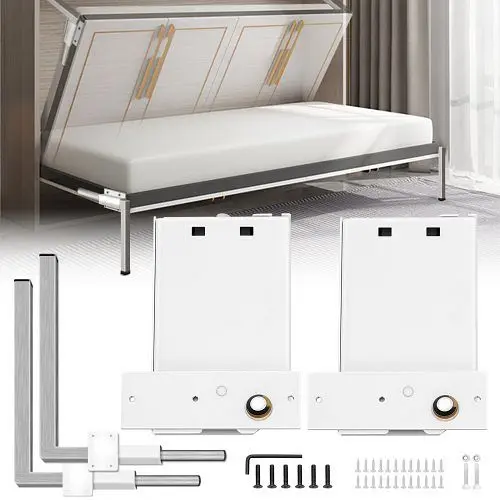 VEVOR Modern DIY Murphy Bed Springs Mechanism Hardware Kit Horizontal Twin Size Bed, CJCFCJ00000000001V0