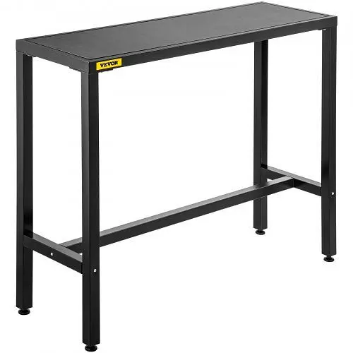 VEVOR Patio Bar Table Bar Height Pub Table 46.5" x 15" x 38.6" Indoor Outdoor Desk, T46.514.838.8H7IQV0