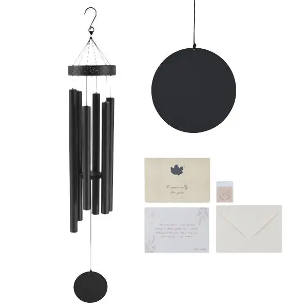 VEVOR Standard Wind Chimes Outside 58-Inch Aluminum Memorial Deep Tone Wind Chimes, JSFLHS58INCHGTIZ3V0