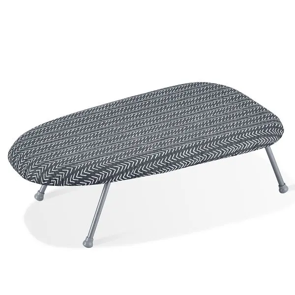 VEVOR Tabletop Ironing Board 23.4 x 14.4, Small Iron Board Heat Resistant Cover and 100% Cotton Cover, TYBC60365CM3247L3V0