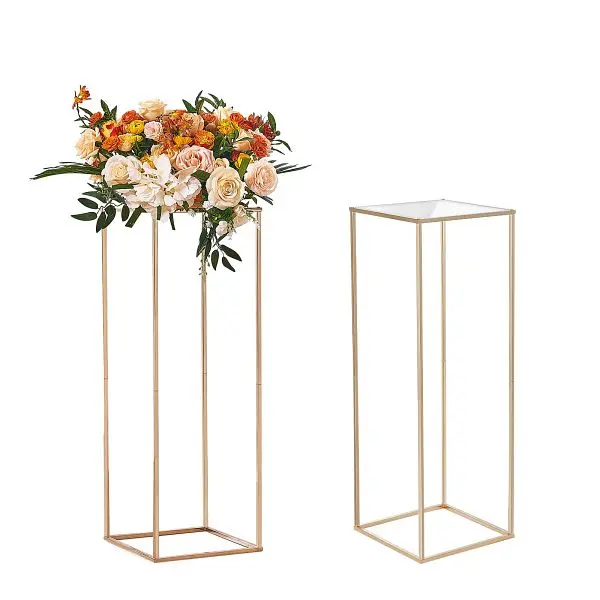 VEVOR Top-Tier 31.5inch High Wedding Flower Stand Metal Vase, 2 Units, HLHJLFTJXKYLBM79EV0
