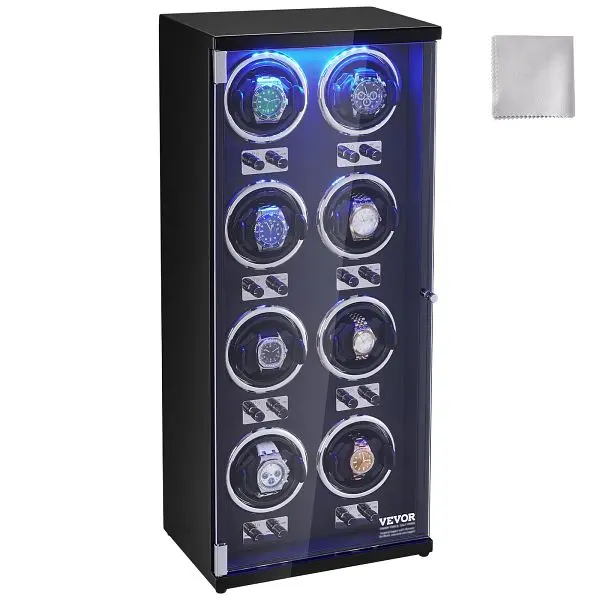 VEVOR Watch Winder 8 Men's and Women's Automatic Watches, SBZDSLH8Z0008YD62V1