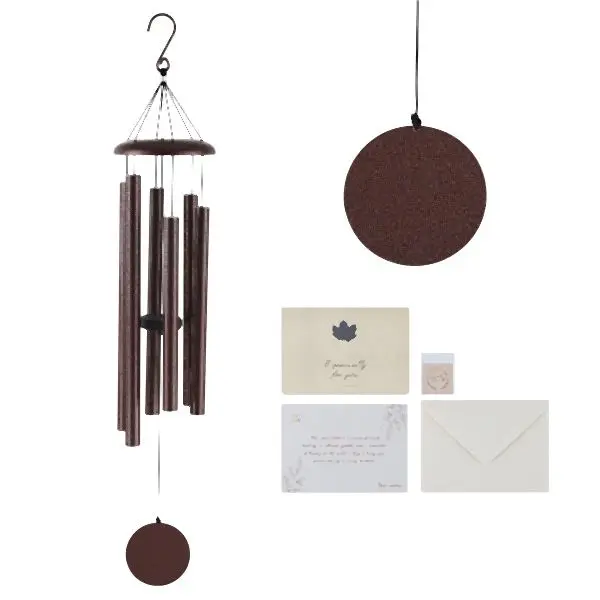 VEVOR Wind Chimes Outside 45-Inch Aluminum Memorial Deep Tone Wind Chimes, JSFLQTS45INCMP911V0