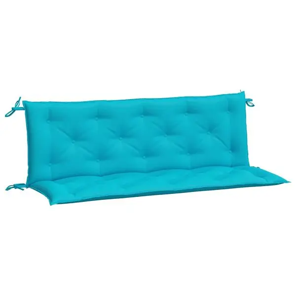 vidaXL Modular Garden Bench Cushions 2 pieces (1 set) Turquoise 59.1"x19.7"x2.8" Fabric, 361715