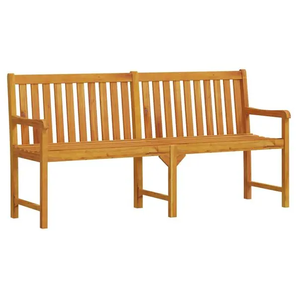 vidaXL Patio Bench 70.9" Solid Acacia Wood, Brown colored, 316612