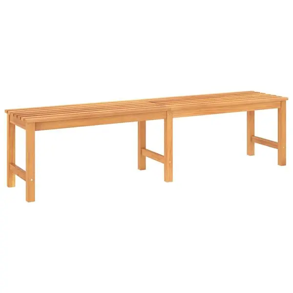 vidaXL Patio Bench 70.9" Solid Teak Wood, Brown colored, 316633